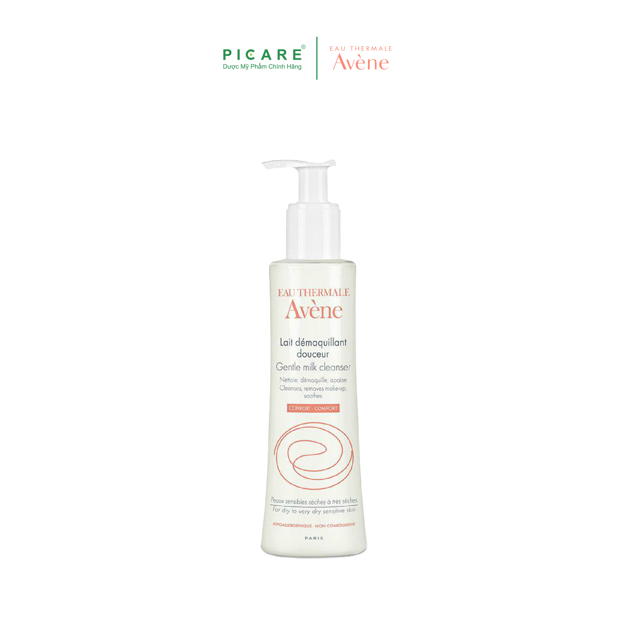 Sữa Tẩy Trang Dịu Nhẹ Dành Cho Da Khô Nhạy Cảm Avène Gentle Milk Cleanser A1AGC1 (200ml)