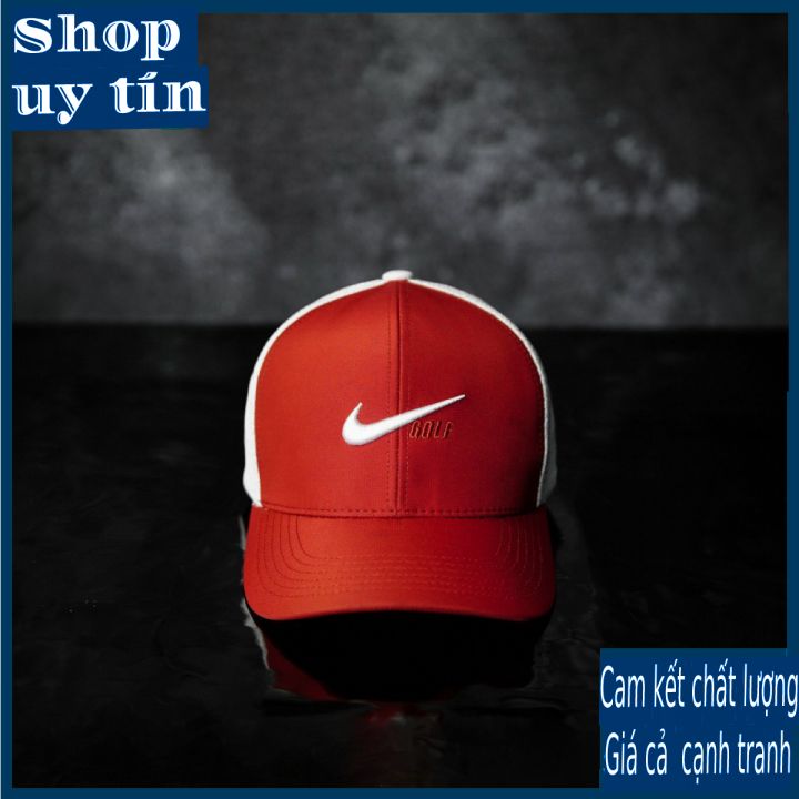 [ Miễn ship / giảm giá ] MŨ NÓN LƯỠI TRAI NAM NỮ GOLD ĐỎ TRẮNG CAO CẤP