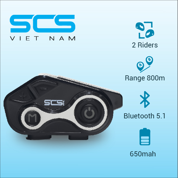 HÀNG CHÍNH HÃNG- Tai nghe mũ bảo hiểm mô tô phượt SCS Bluetooth helmet Intercom SCS S8X