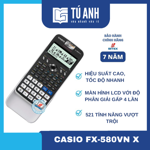 Máy Tính Casio FX 580 VN X (Lựa Chọn Màu Sắc)