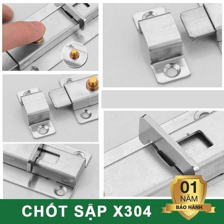 CHỐT CỬA SẬP -INOX 304