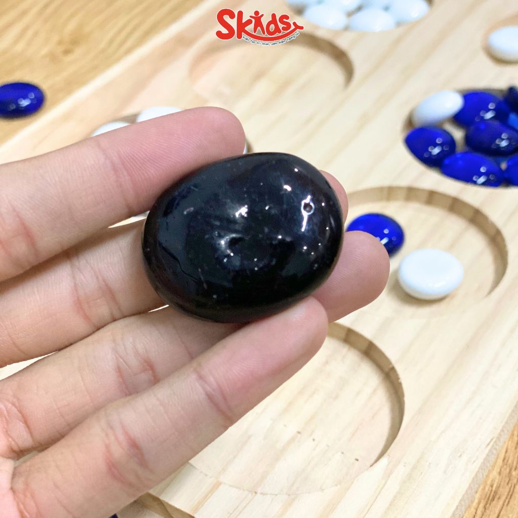Bộ Ô Ăn Quan Gỗ Thông Trò Chơi Dân Gian Việt Nam, Ô Quan Gỗ Thông Tự Nhiên Cao Cấp - SKIDS