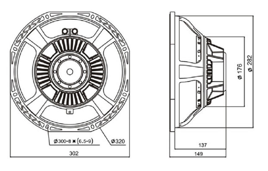 CỦ LOA 30 NEO HIWELL CÔN 75MM DÂY DẸT HÀNG NHẬP KHẨU - CHUYÊN ARAY SÂN KHẤU SỰ KIỆN - LOA NEO 3 TẤC