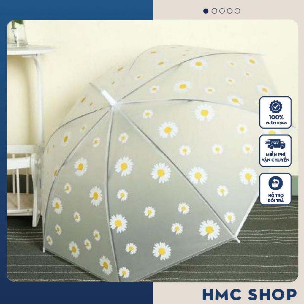 Ô Cán Dài In Họa Tiết Cúc Họa Mi