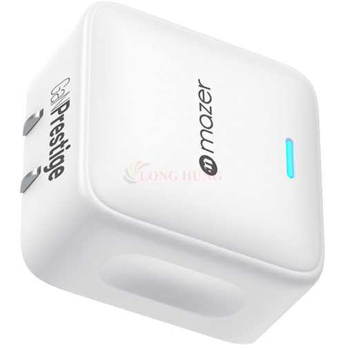 Cốc sạc Mazer GaNPrestige SuperMINI 35W 2Type-C M-GAN35US-V3 - Hàng chính hãng