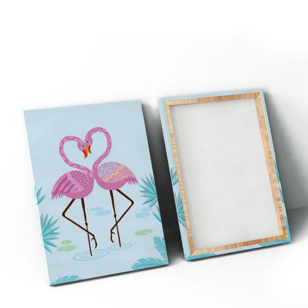 Tranh Canvas Không Viền "Uyên Ương" W090