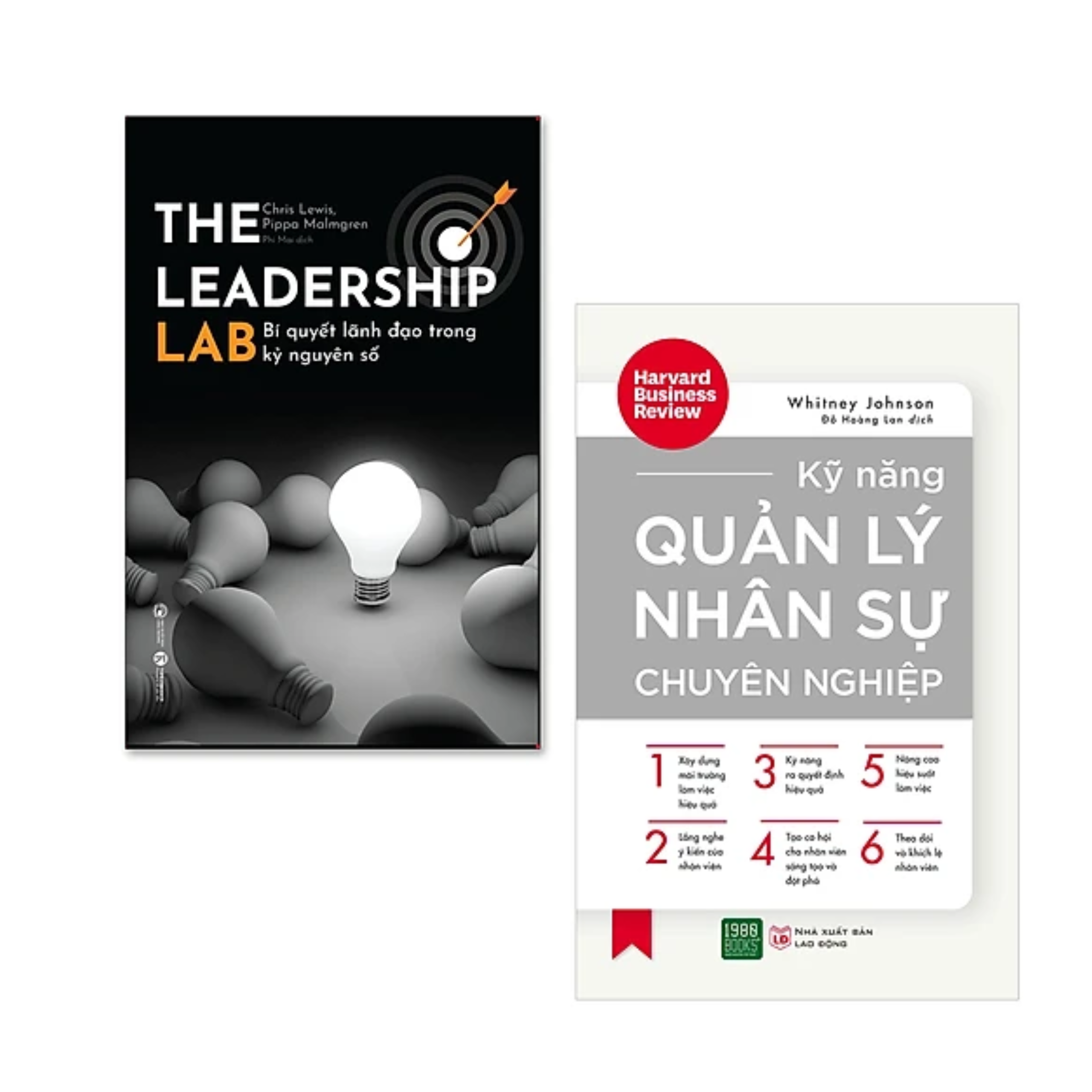 Combo 2Q Sách Quản Trị - Lãnh Đạo : The Leadership Lab – Bí Quyết Lãnh Đạo Trong Kỷ Nguyên Số + Kỹ Năng Quản Lý Nhân Sự Chuyên Nghiệp