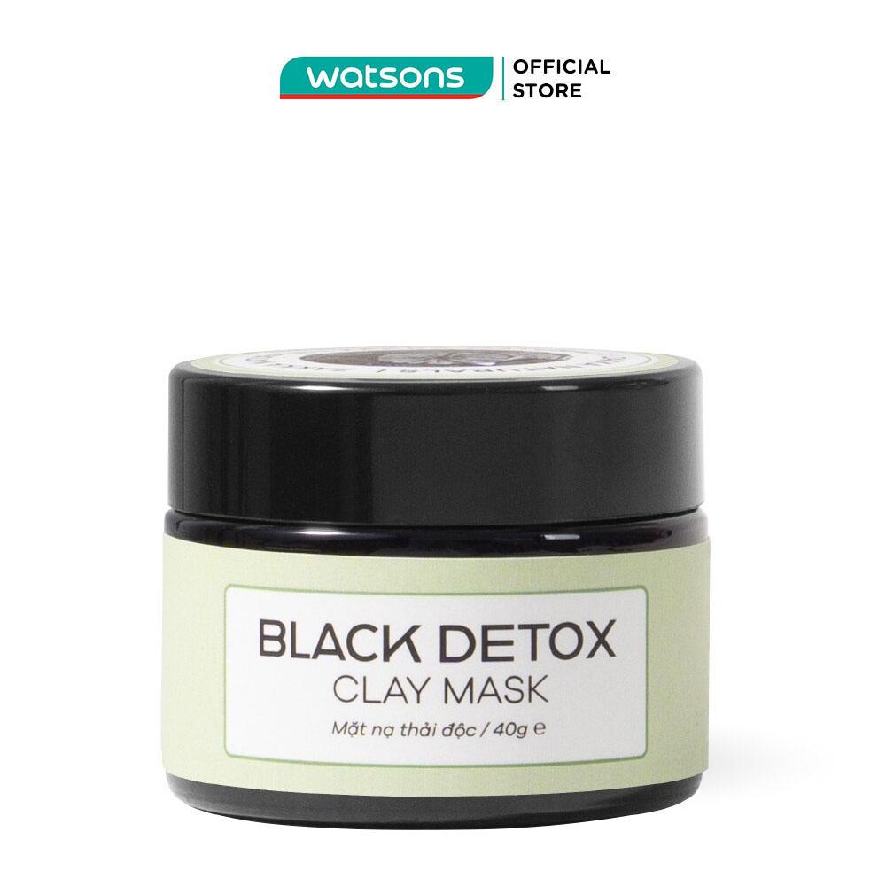 Mặt Nạ Đất Sét Zakka Naturals Thải Độc Da Black Detox Clay Mask 40g