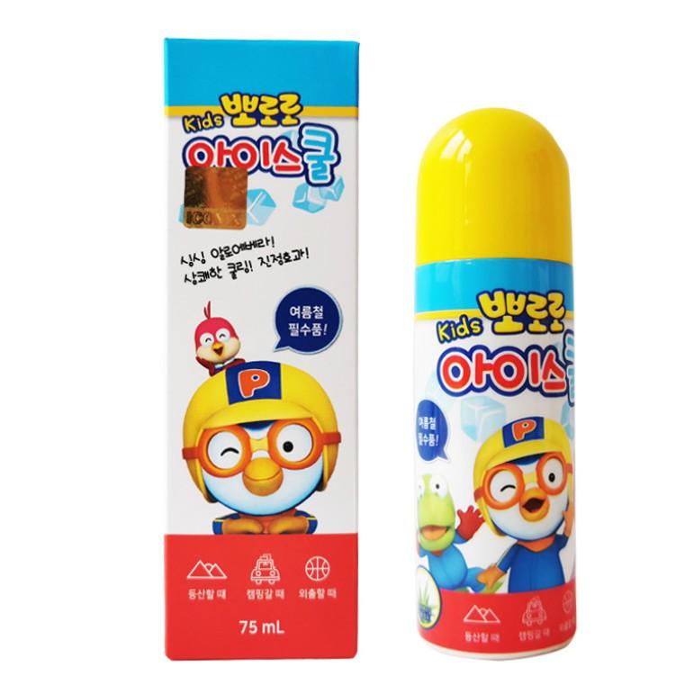 Lăn đuổi muỗi cho trẻ em Pororo Kids Hàn Quốc 75ml