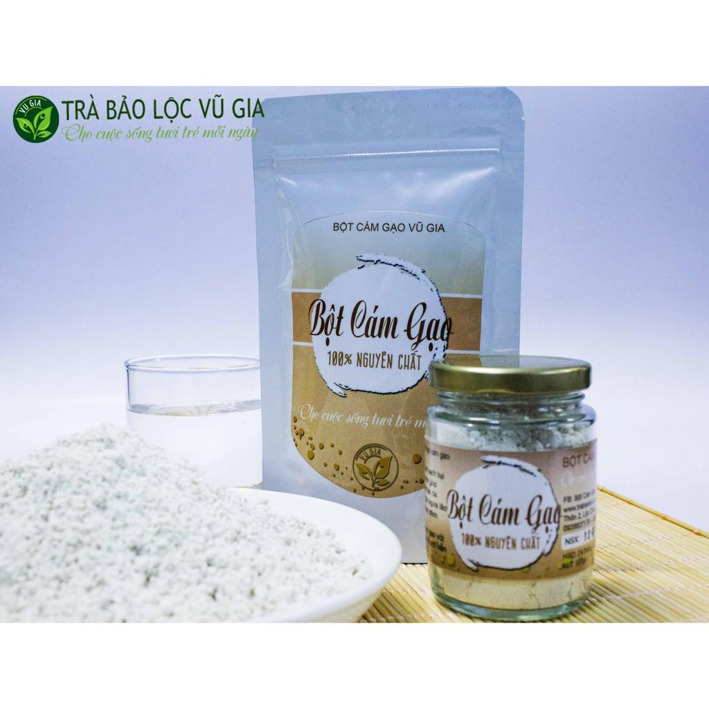 Bột Cám Gạo Nguyên Chất Vũ Gia (100g/hũ) - Sản phẩm thiên nhiên đắp mặt nạ