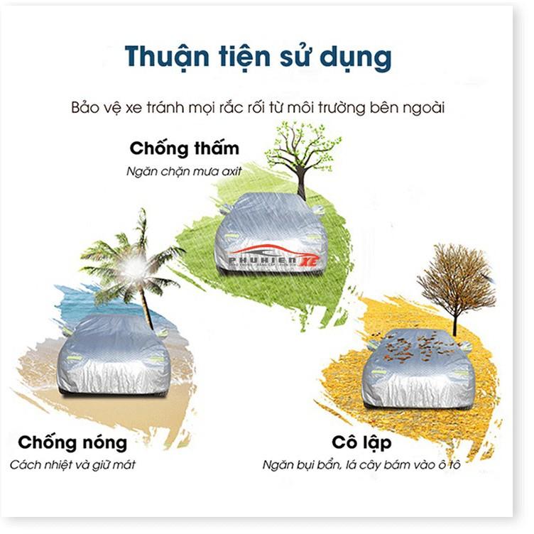 Bạt Phủ Ô Tô #Mazda CX5 CAO CẤP 3 LỚP -Tráng Bạc Cách Nhiệt, Chống Nước, Chống Trộm Gương