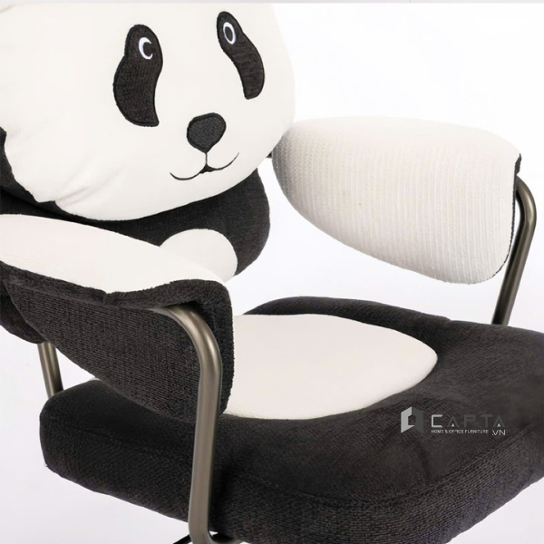 Ghế làm việc nhỏ gọn nệm vải Gấu trúc CE23002-F Nội thất Capta