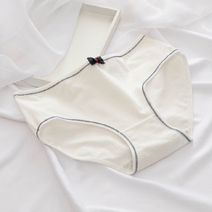 SET 10 QUẦN LÓT COTTON PHỐI NƠ CUTE