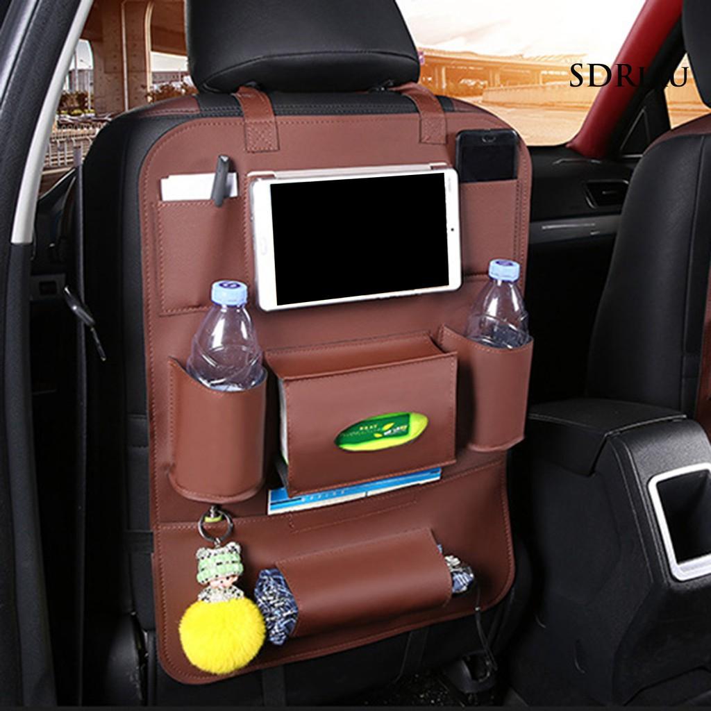 Túi Da Đựng Vật Dụng Treo Sau Ghế Xe Hơi Tiện Dụng