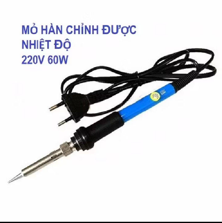 Mỏ hàn thiếc chỉnh nhiệt  tặng kèm 5 mũi hàn