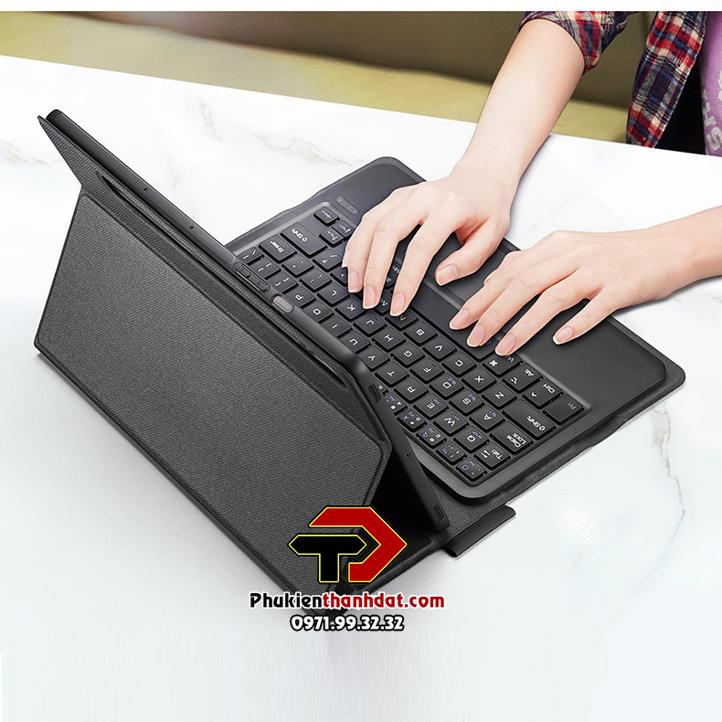 Bao da kèm bàn phím cho SamSung Galaxy Tab S9 chính hãng Dux Ducis có bàn di chuột TrackPad - Hàng chính hãng