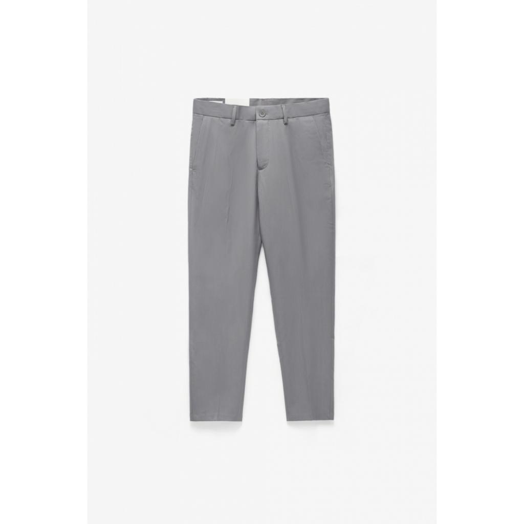 Quần Vải Nam Trơn Form Slim Crop - 10F22PFO001 | LASTORE MENSWEAR