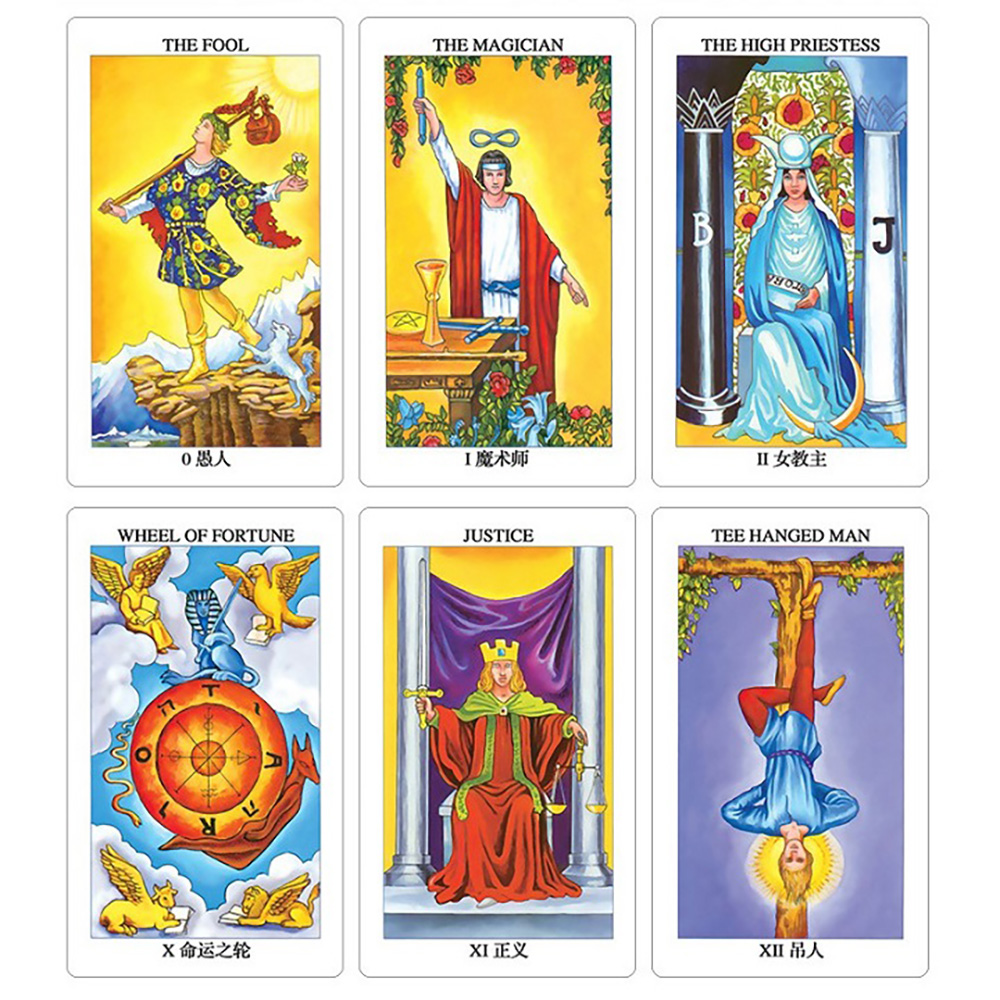 Bài Radiant Rider Waite Tarot Size Gốc 7x12 Cm Tặng Đá Thanh Tẩy