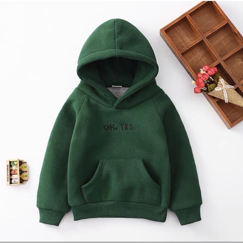 Áo hoodie Con Xinh form rộng nỉ trẻ em OH YES,thời trang thu đông trẻ em từ 4 đến 8 tuổi