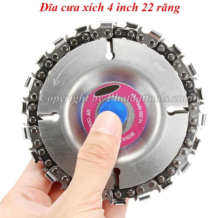 Đĩa cưa gỗ dạng xích,lưỡi cưa xích 4 inch