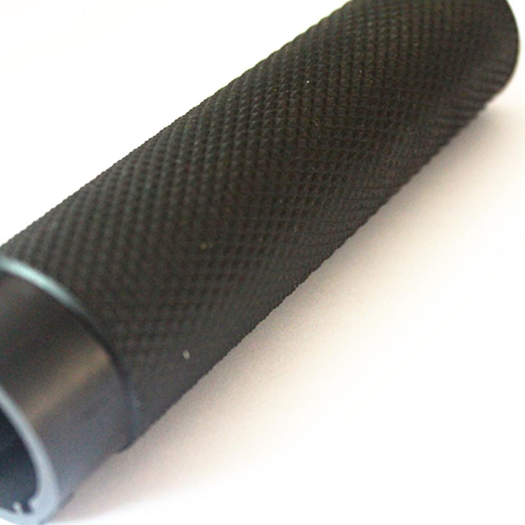 2pcs Black 1'' Motorbike Antiskid Handlebar Grips Fit Harley Glide 883 1200 X 48