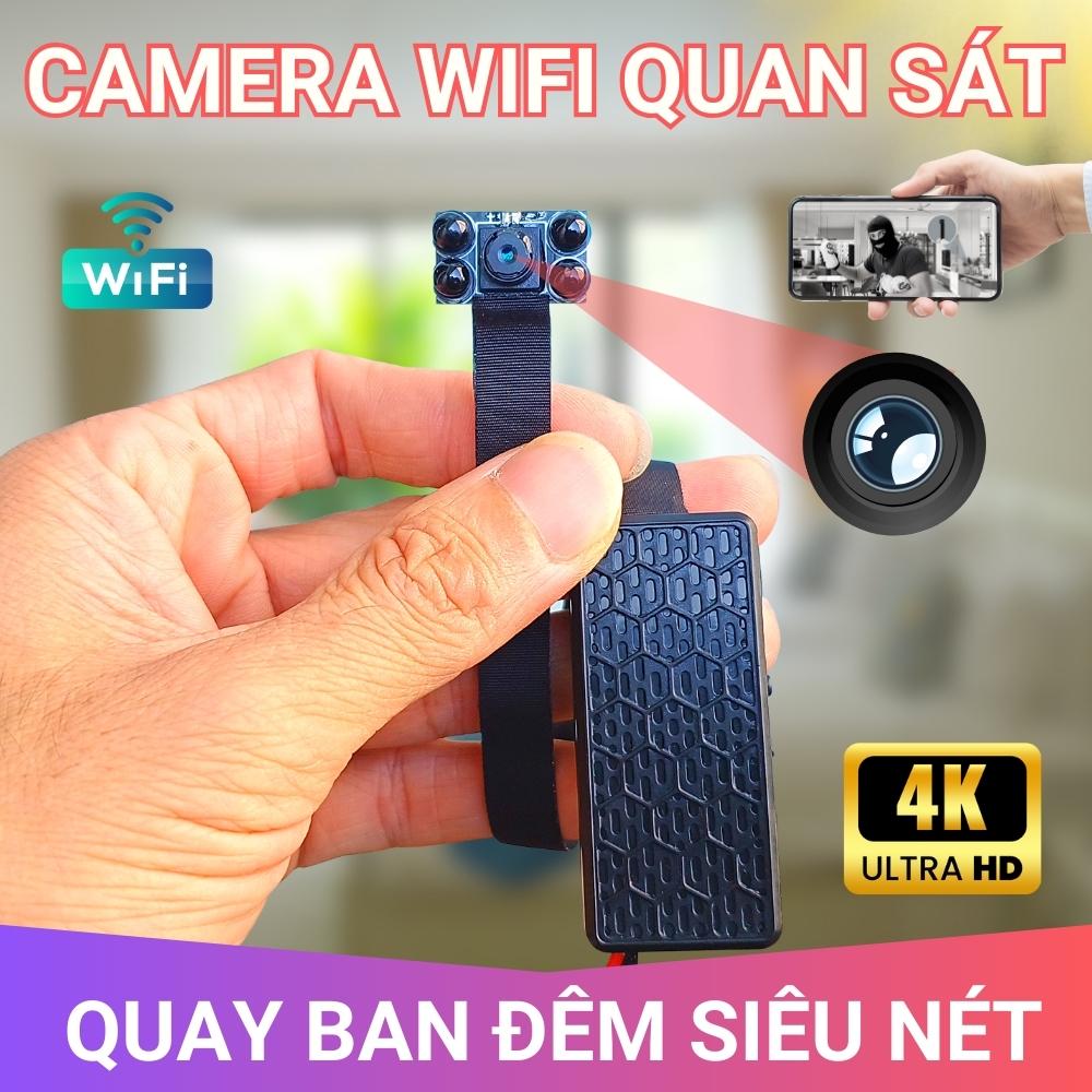 Camera Wifi quan sát HQV99 quay phim 4K hỗ trợ hồng ngoại quay ban đêm vô cùng rõ nét - Bảo vệ an ninh cho ngôi nhà bạn