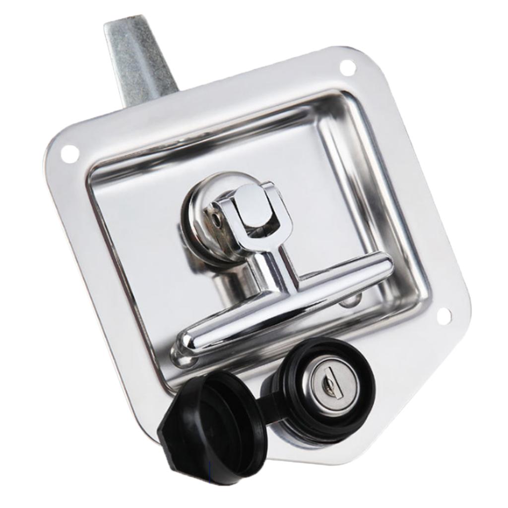 316 Stainless Steel Flush Pull Locker  Latch Lift Handle Boat Hardware