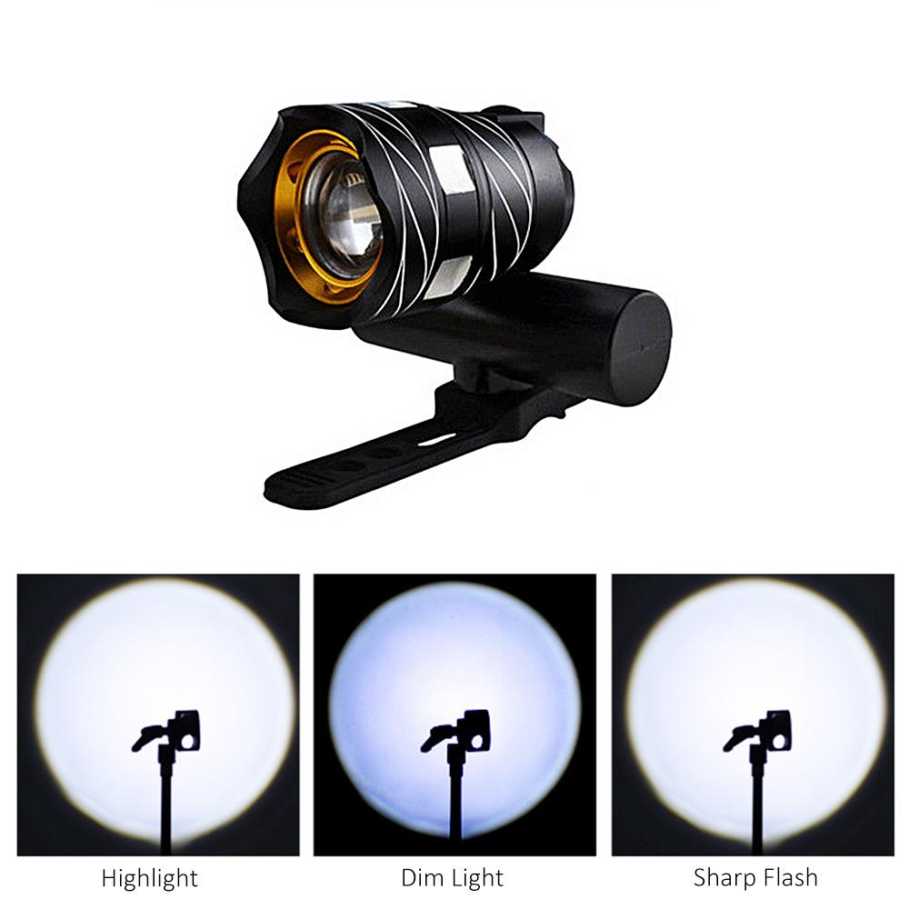 Đèn chiếu sáng phía trước cho xe đạp, chống nước, sạc USB