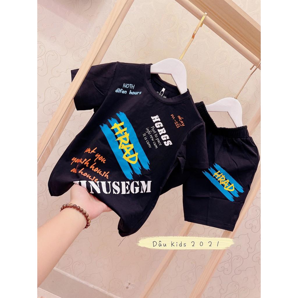 Bộ cotton 4c bé trai