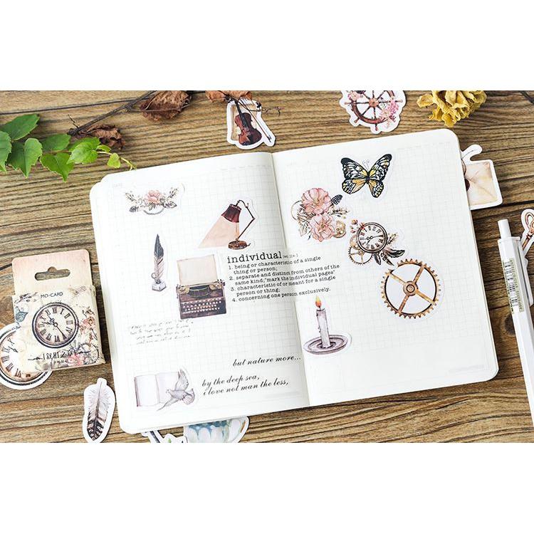 Bộ 46 Sticker Hàn Quốc Kỷ Niệm dán trang trí E15