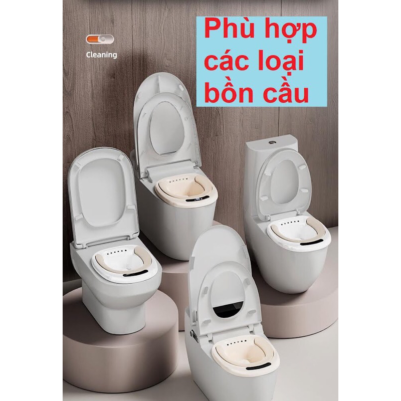 CHẬU XÔNG VÙNGKÍN điện thông minh có thể gập lại di động 1500ml Thiết kế điều chỉnh  dành cho phụ nữ