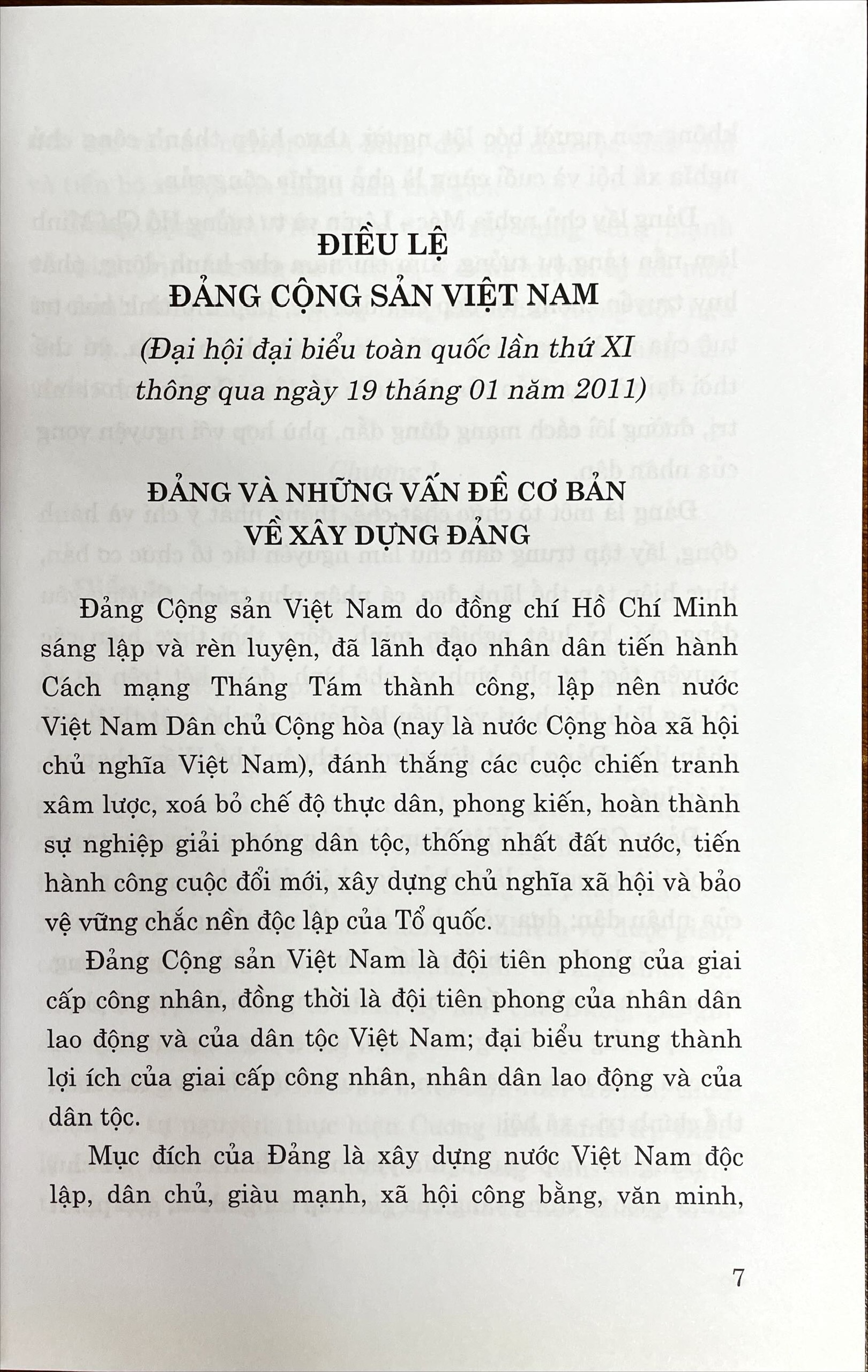 Điều lệ Đảng và một số quy định hướng dẫn thi hành