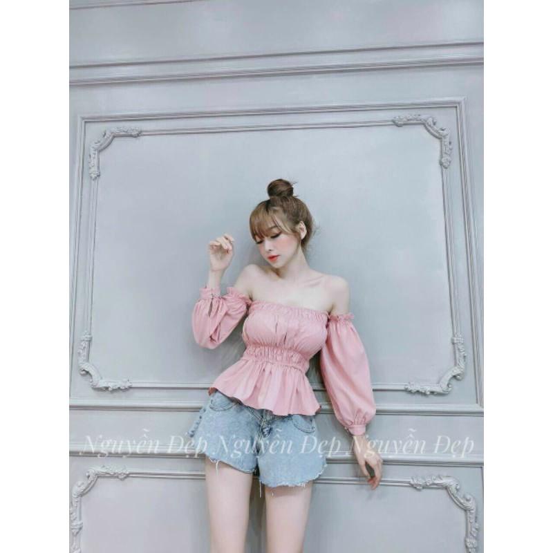 ÁO PEPLUM BẸT VAI