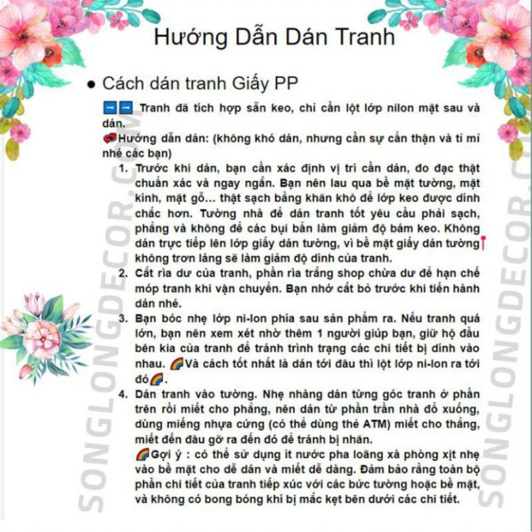 Tranh dán phòng bếp theo yêu cầu