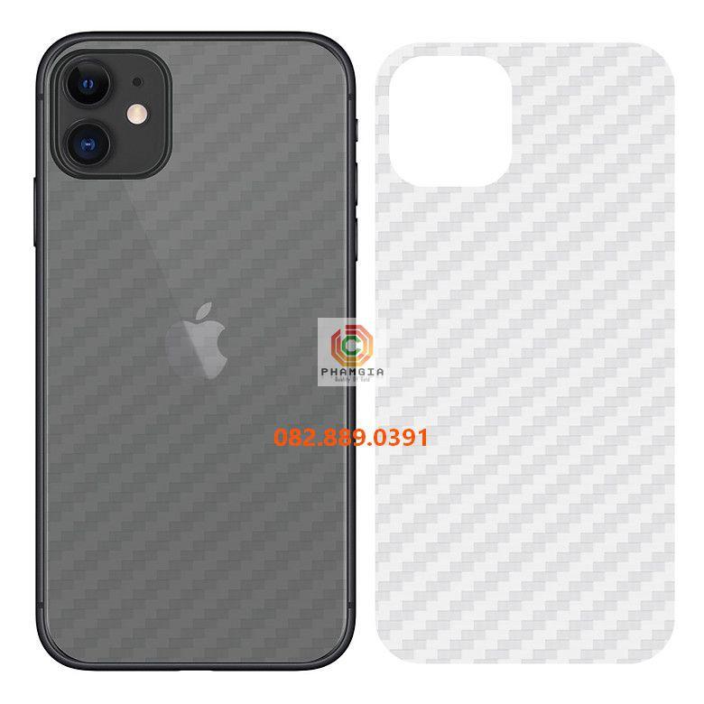 Miếng Dán Carbon Mặt Sau Của Dòng Máy Iphone