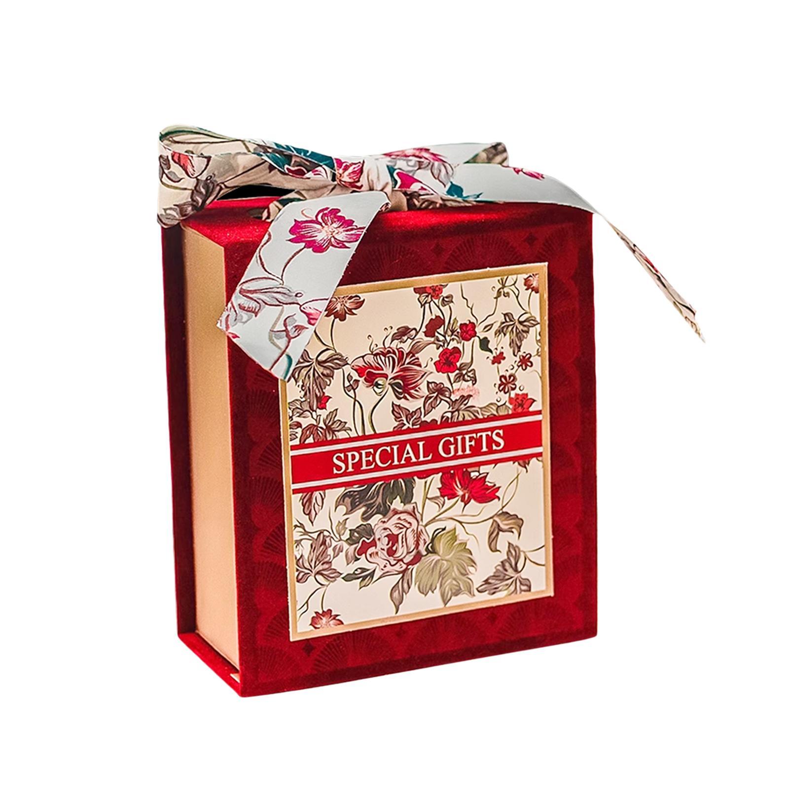 Wedding Candy Box, Candy Box Banquet Exquisite Gift Box with Ribbon, Wedding Favor Box for Mother's Day Party Graduation Table Decoration
