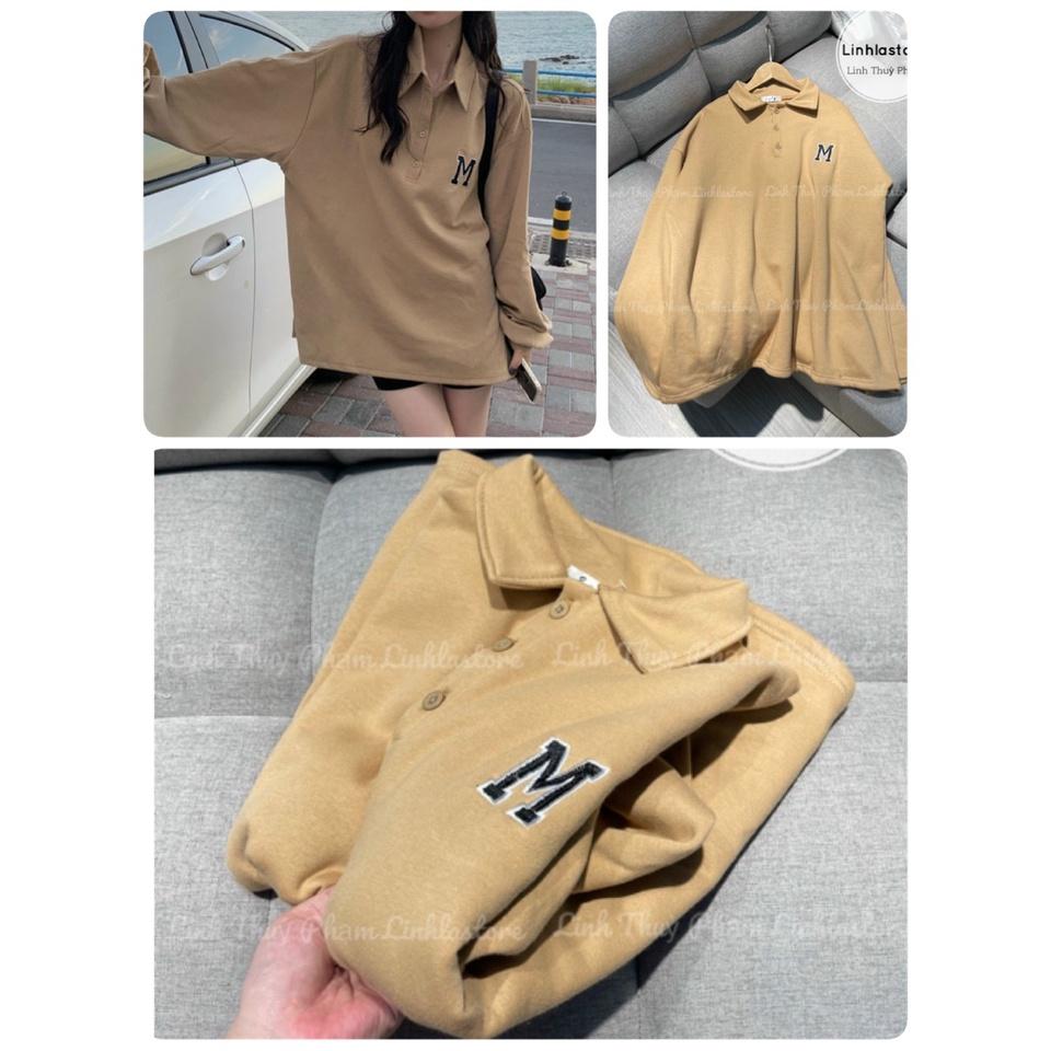 ÁO SWEATER THÊU CHỮ M