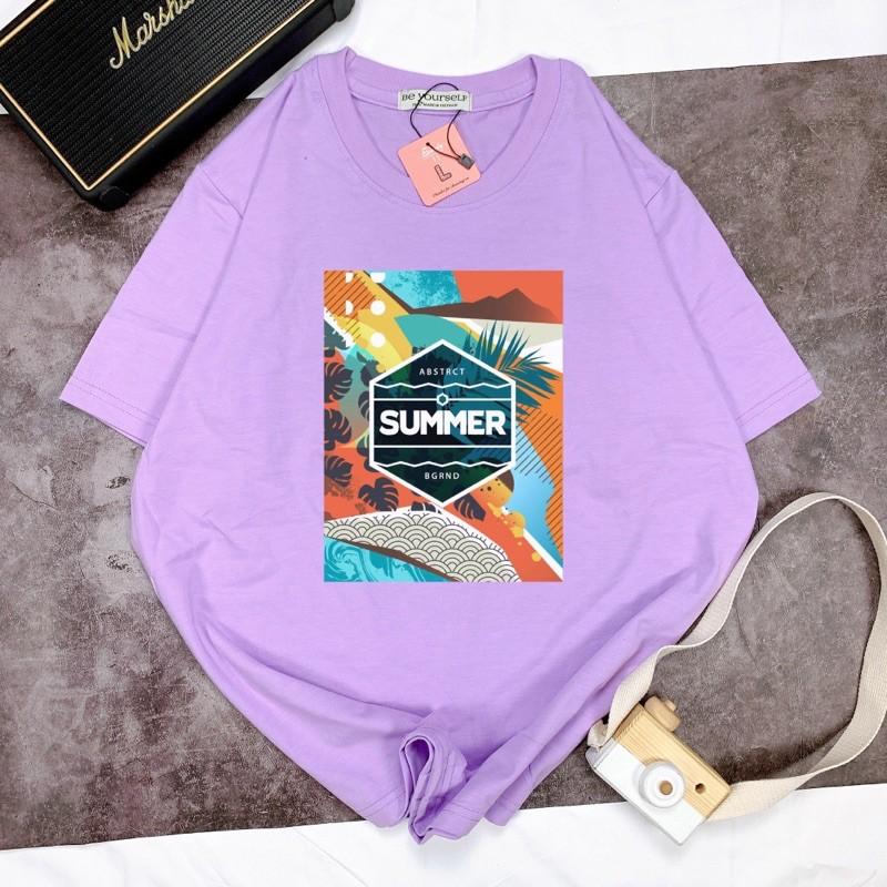Áo Thun Tay Ngắn UNISEX SUMMER - Hình chụp thật