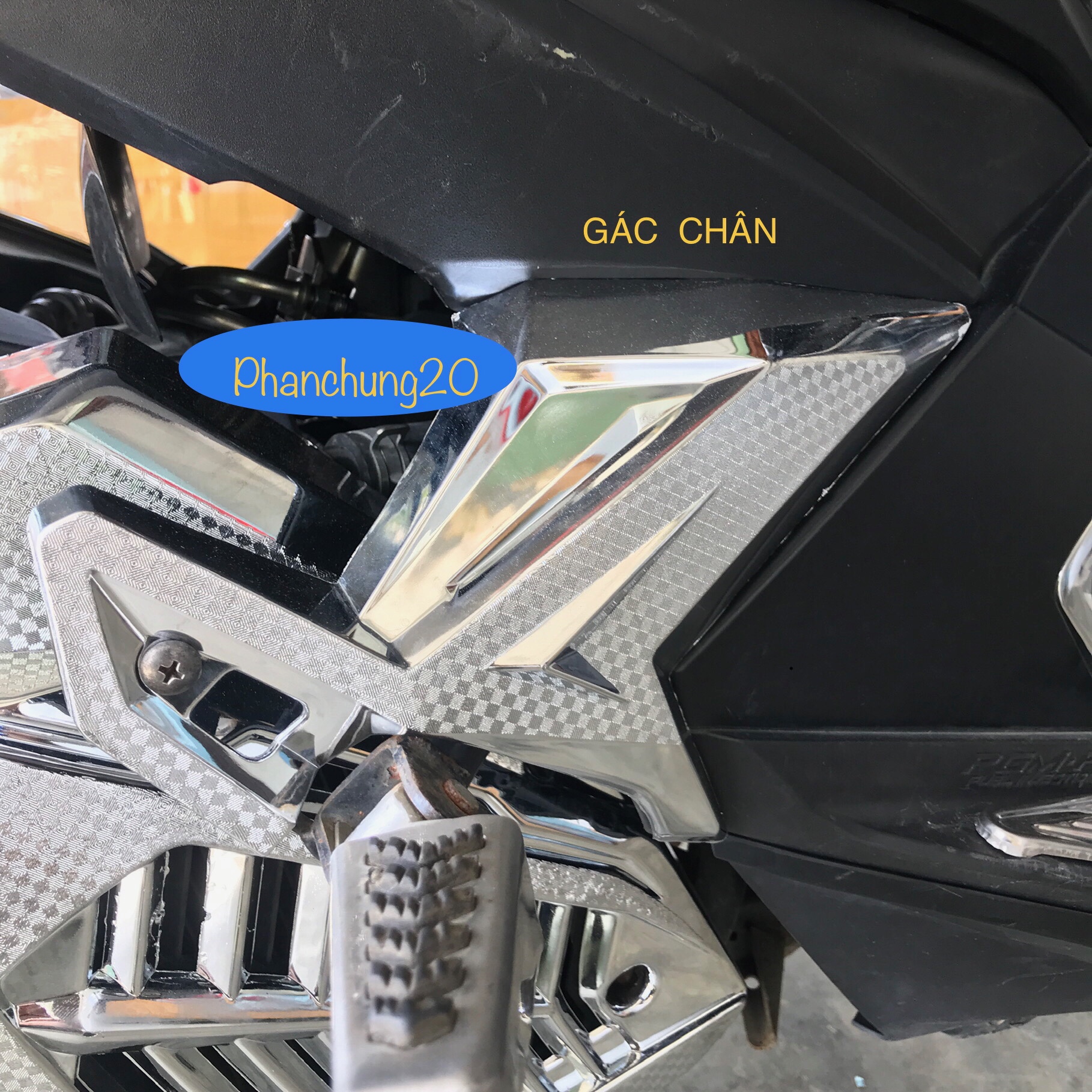 COMBO ỐP PHỤ KIỆN TRANG TRÍ DÙNG CHO ĐỜI XE AB 2016 2017 2018 2019 CROM )