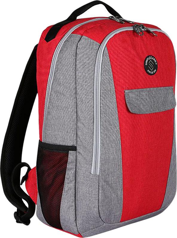 Balo Simplecarry H3 M D.Red/Grey 0211231 (44 x 32 cm) - Đỏ Xám