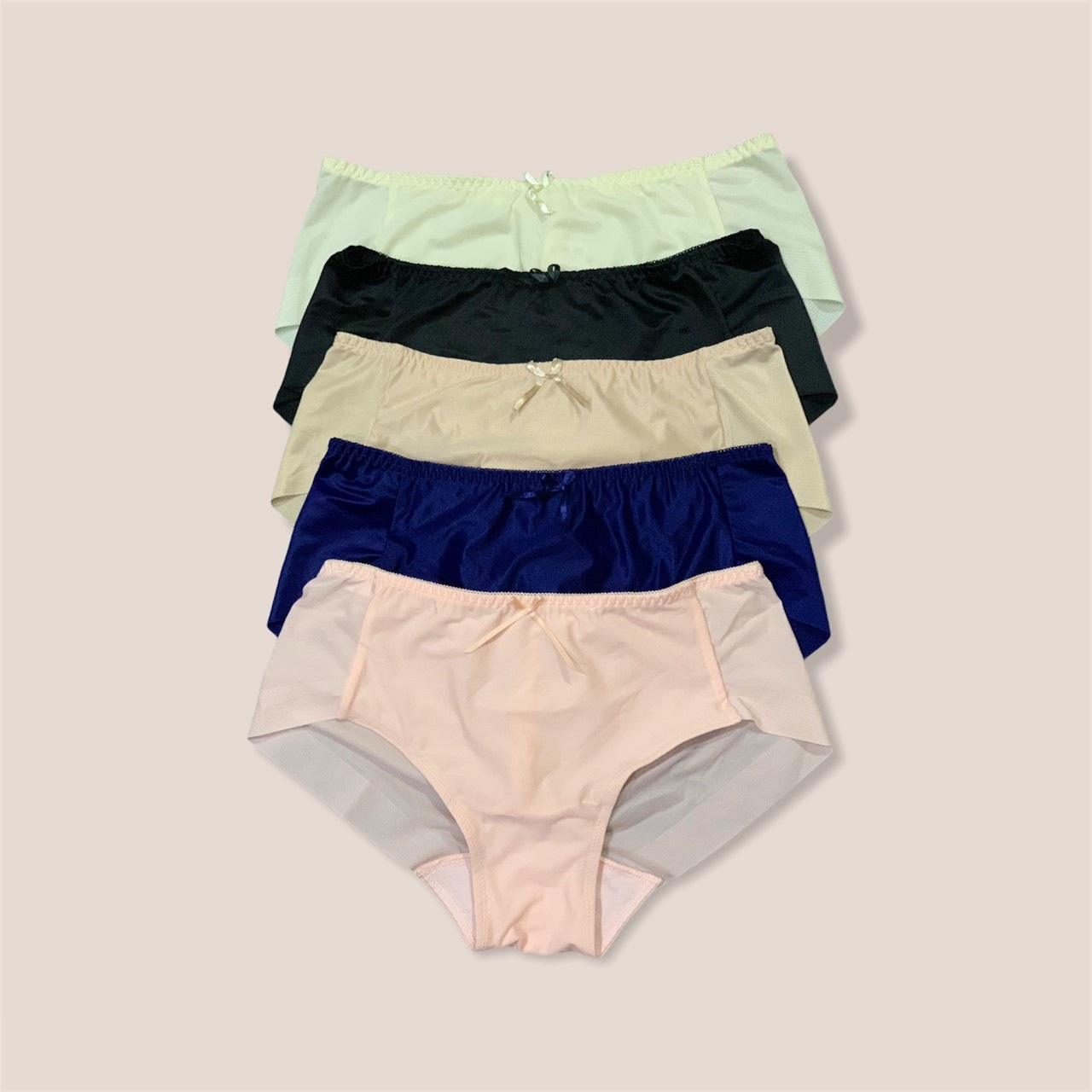COMBO 5 QUẦN LÓT NỮ THUN LỤA LẠNH TRƠN TÀNG HÌNH Q6