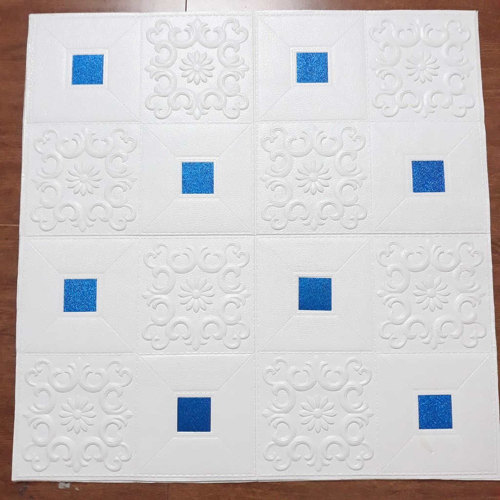 Bộ 5 Tấm Xốp Dán Tường Kim Tuyến, Tem 3D Siêu Đẹp, Sang Trọng