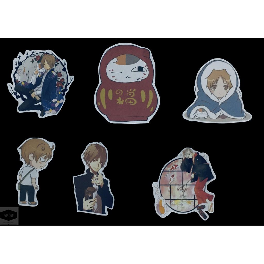 Bộ hình dán - sticker anime Natsume's Book of Friends - Natsume Yuujinchou - Hữu nhân sổ