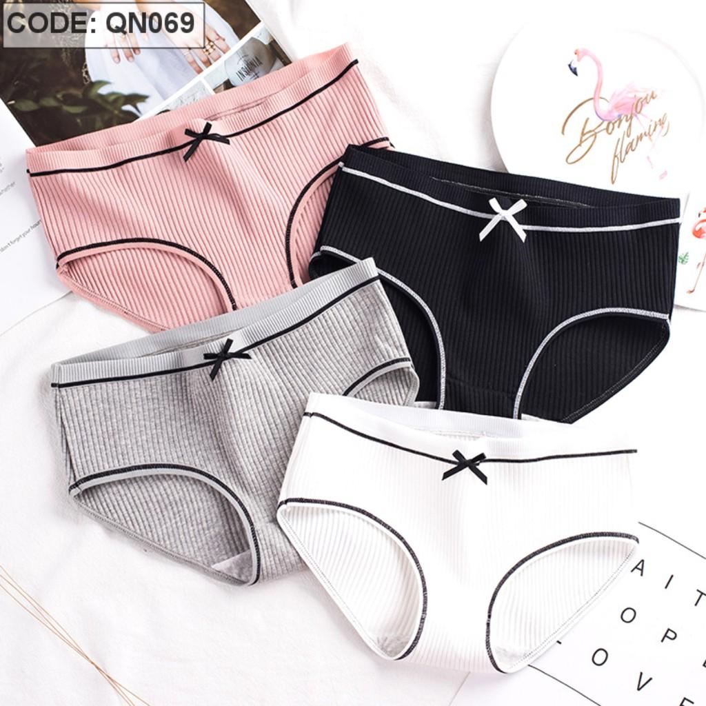 Quần Lót Nữ Gân Phối Nơ QN069170