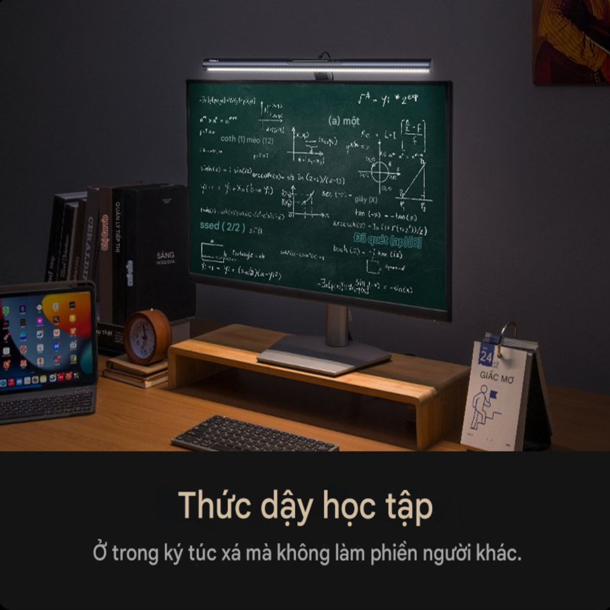 Đèn treo màn hình Baseus i-wok 3 Series Asymmetric Light Source Magnetic Screen Hanging Light (Ra > 95) - Hàng chính hãng