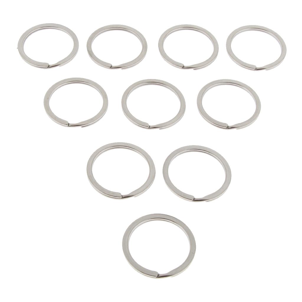 Multipurpose 10 Pieces O Ring Sports Key Chain Buckle Holder Camping