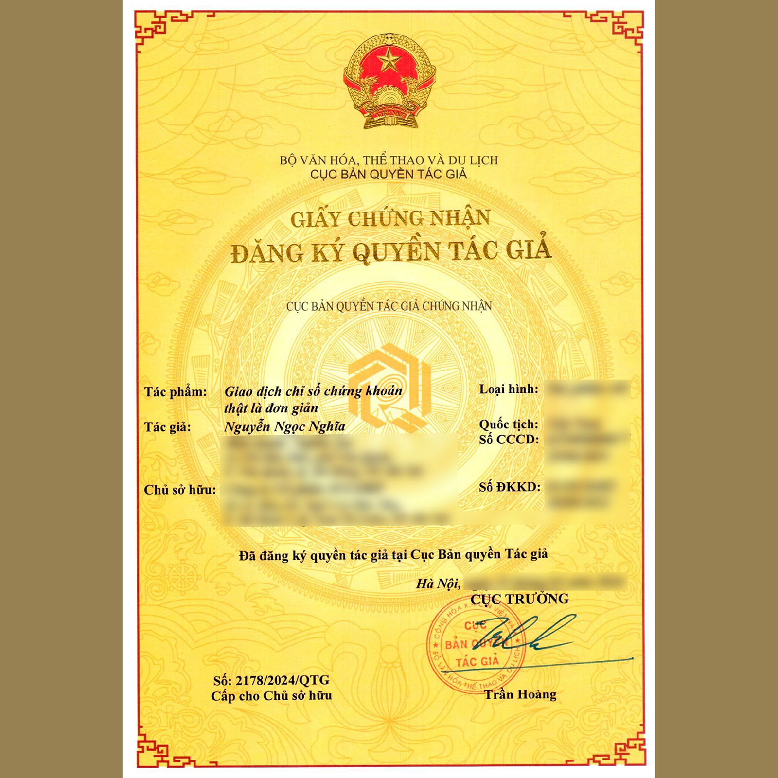 Giao dịch chỉ số Chứng khoán thật là đơn giản - Tác giả Nguyễn Ngọc Nghĩa