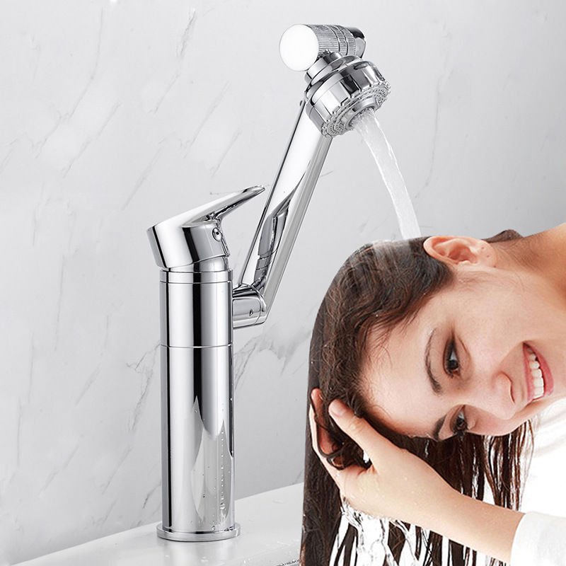 Vòi lavabo nóng lạnh 360 độ - vòi lavabo thích hợp với chậu rửa mặt/rửa bát