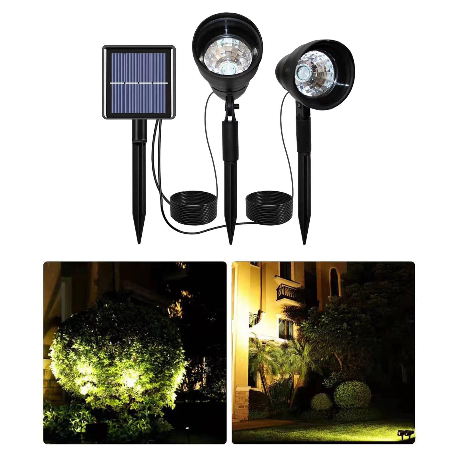 Solar Light Waterproof Adjustable Landscape Lamp for Courtyard Pathway Party