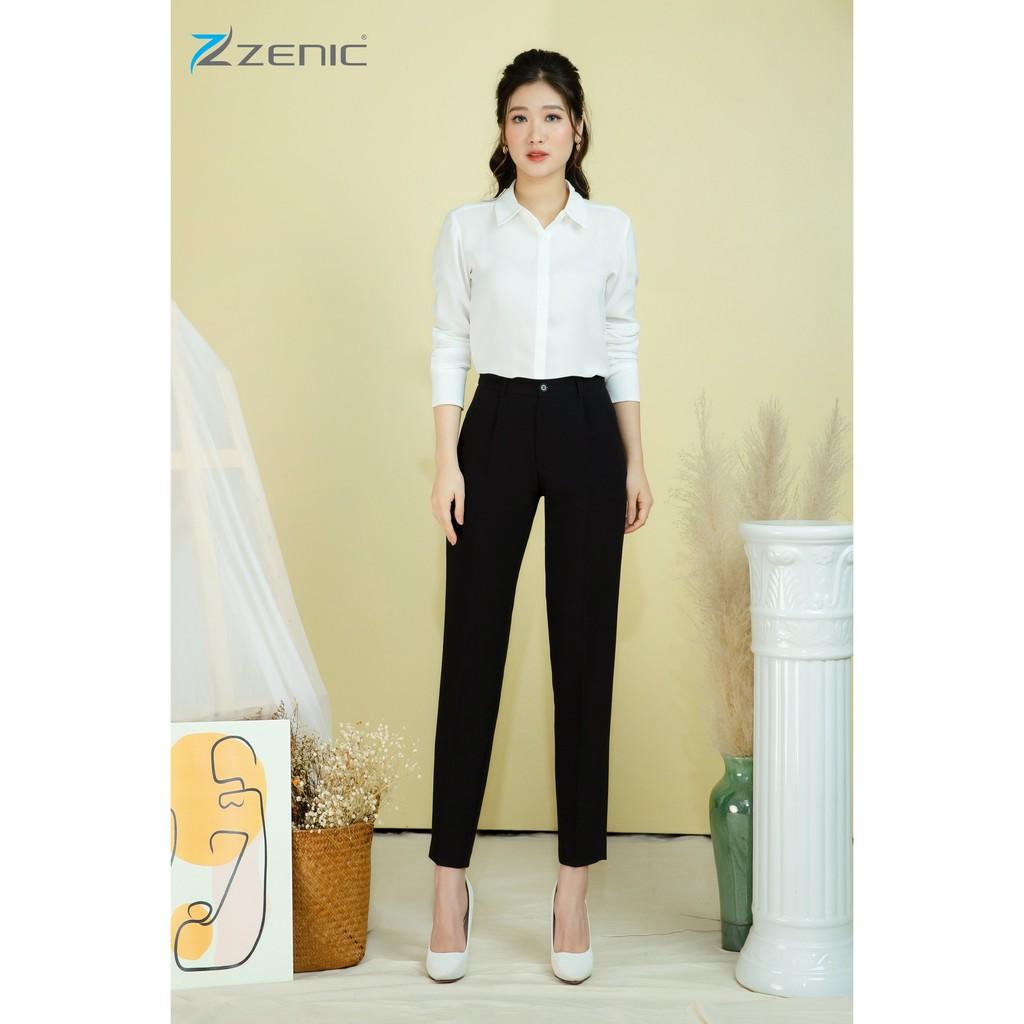 Quần tây công sở nữ Viscose trơn dáng Molly-Pa – ZENIC